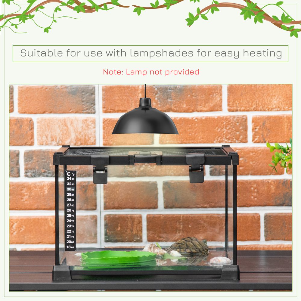 Glass Reptile Terrarium Habitats for Lizards, Frogs, Snake Pawhut