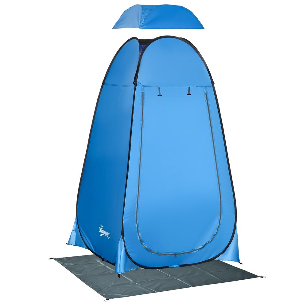 Camping Shower Tent w/ Pop Up Design, Outdoor Dressing Changing Room