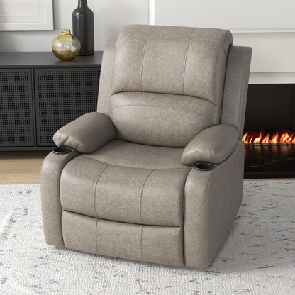 Recliner Armchair for Living Room, Recliner Chair with Cup Holder