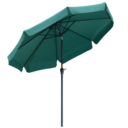 2.66m Patio Umbrella Garden Green