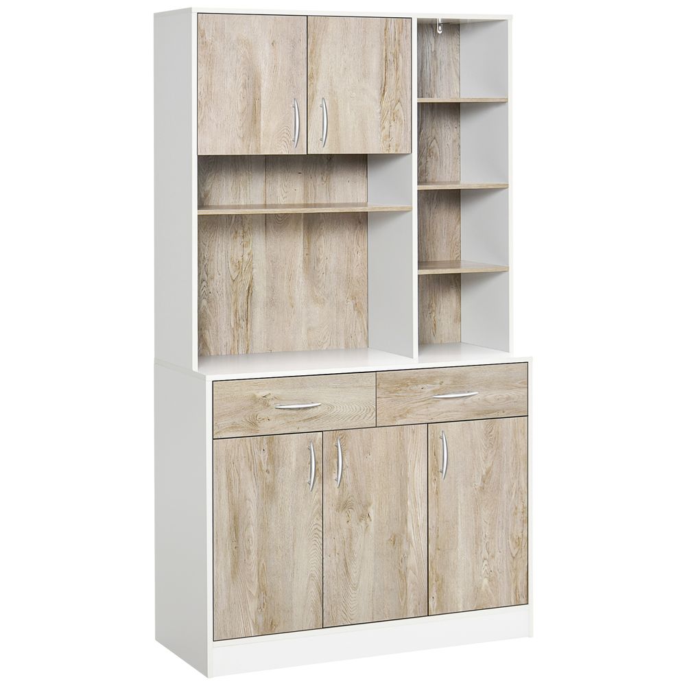 Kitchen Pantry Buffet Server Cabinet Sideboard, Bookcase Drawers 100x39x180cm