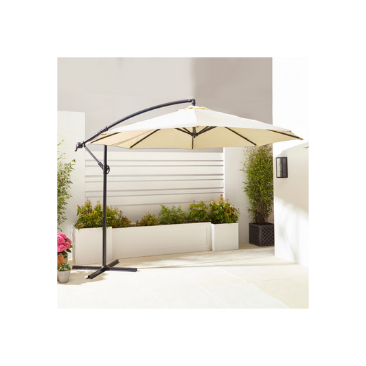 Neo 3M Cream Outdoor Freestanding Parasol