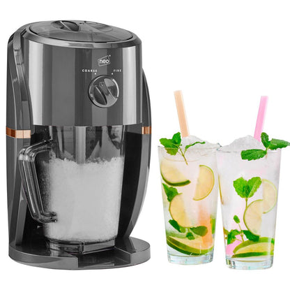 Neo Grey and Copper Ice Crusher Slush Machine