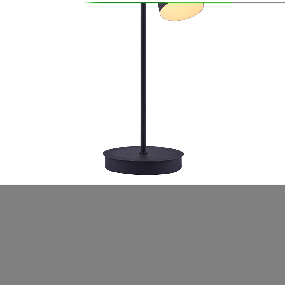 Mason Table Lamp & Spotlights, Adjustable Standing Desk Light,Black