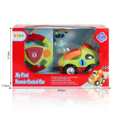 SOKA My First Remote Controlled Car for Toddlers with Light and Sound - Green