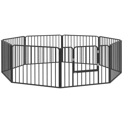 PawHut 60cm 8 Panels Heavy-Duty Dog Playpen for Small Dogs