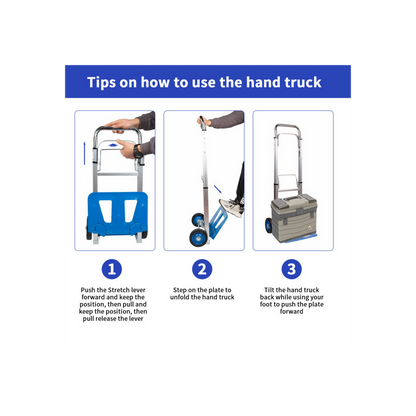 Neo 200kg Capacity Sack Trolley Folding With Extendable Handle