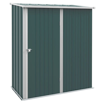 Outsunny Outdoor Storage Shed Steel Garden Shed w/ Lockable Door for Garden