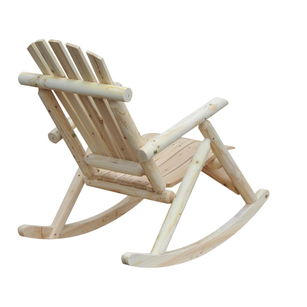 Cedar Wood Rocking Armchair, 96Lx66Wx98H cm