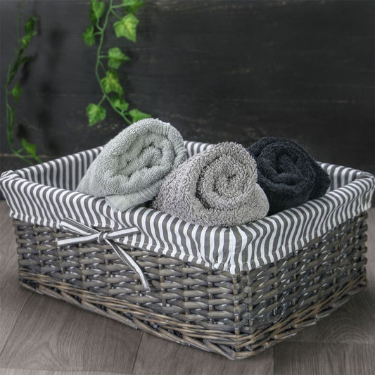 Grey Wicker Baskets Large | M&W