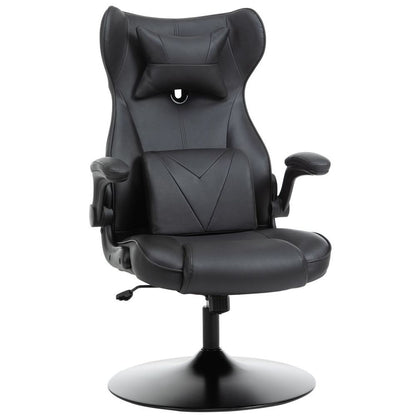 Vinsetto Gaming Chair Home Office Chair w/ Swivel Pedestal Base Lumbar Support