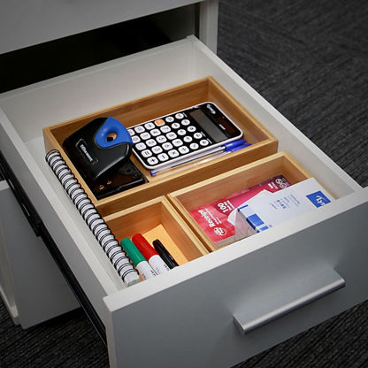 Bamboo Drawer Organiser - 5 Piece | M&W